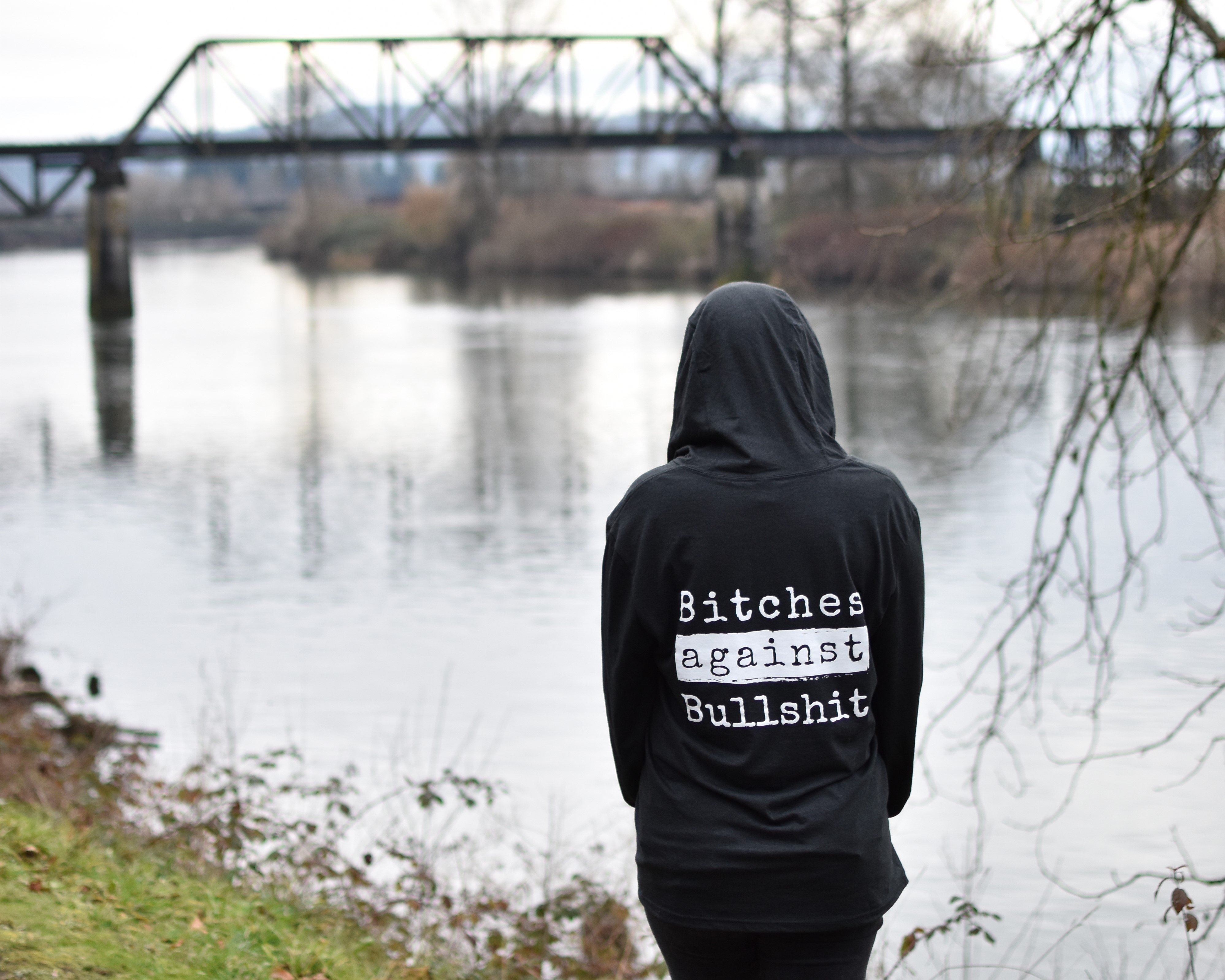 Bitches Against Bullshit Malicious Long - Sleeved T-Shirt Hoodie - Malicious Women Co. - Apparel